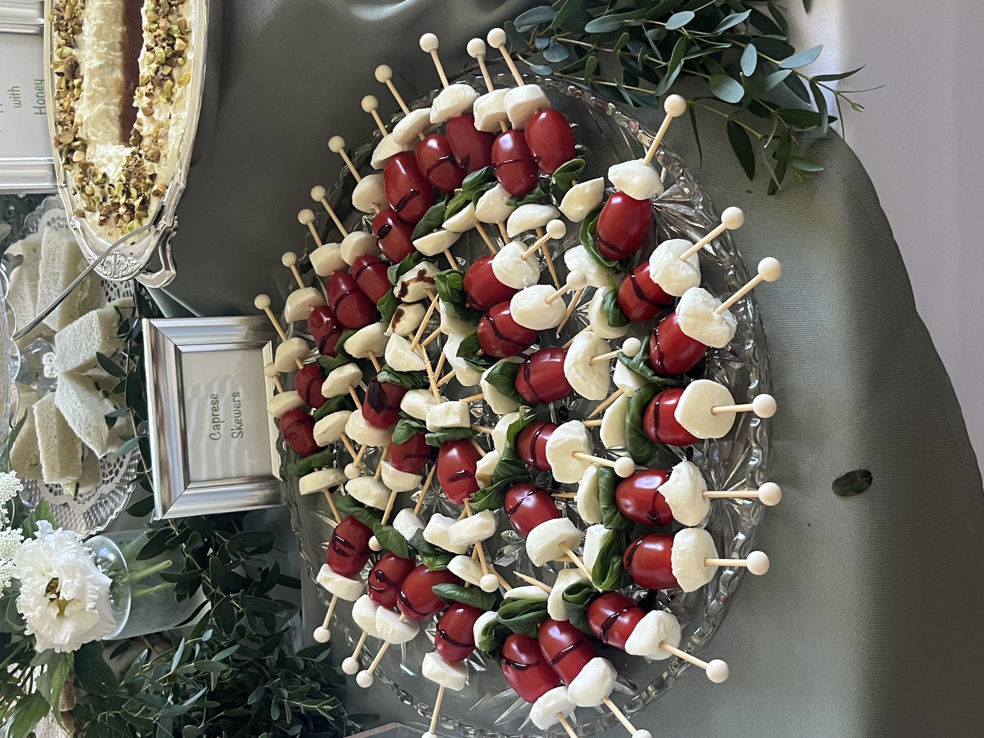 Baby shower floral and décor arrangement